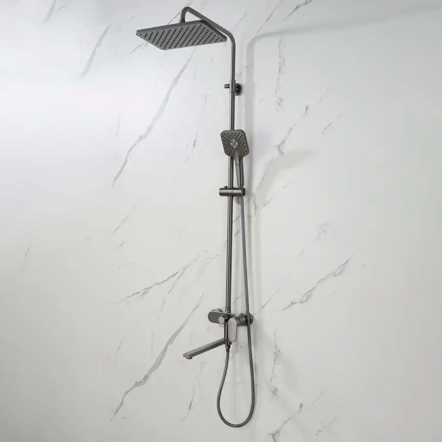 Душевая система Aquatek НИКА AQ2840BGM, Оружейная сталь фото 10