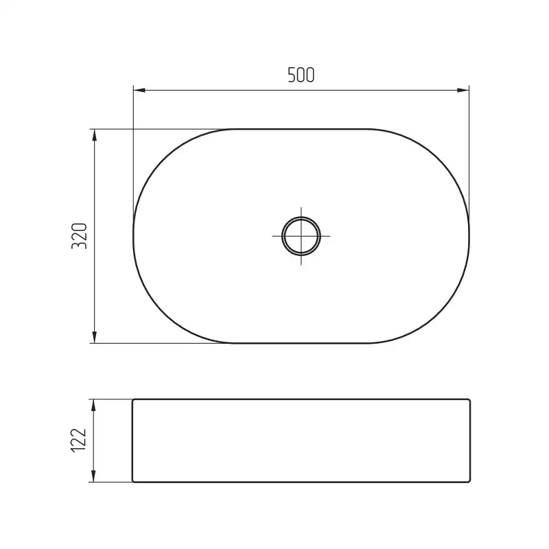 Раковина AVS Ритм 50x32 белая, рифленая фото 2