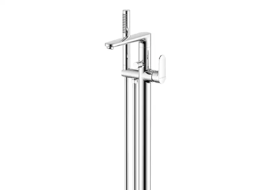 Напольный смеситель для ванны Aquatek Ника AQ1845CR, Хром фото 4