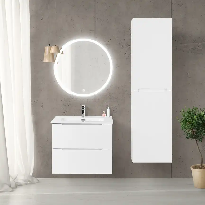 Зеркало BelBagno SPC-RNG 60х60 SPC-RNG-600-LED-TCH с подстветкой, сенсорный выключатель фото 8