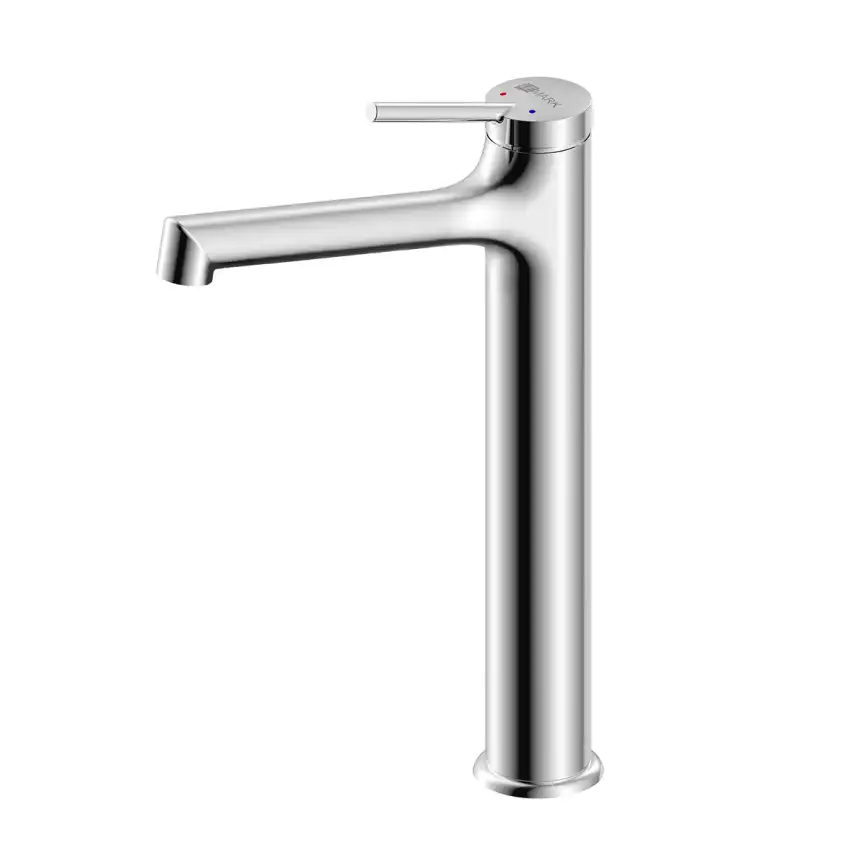 Смеситель для накладной раковины Lemark Minima LM3809C, однорычажный, высокий, Хром фото 1