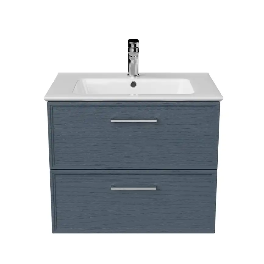Тумба под раковину Kerama Marazzi PIANO CLASSIC 65 см, PIA.CL.65\BLU.M подвесная, синий матовый фото 2
