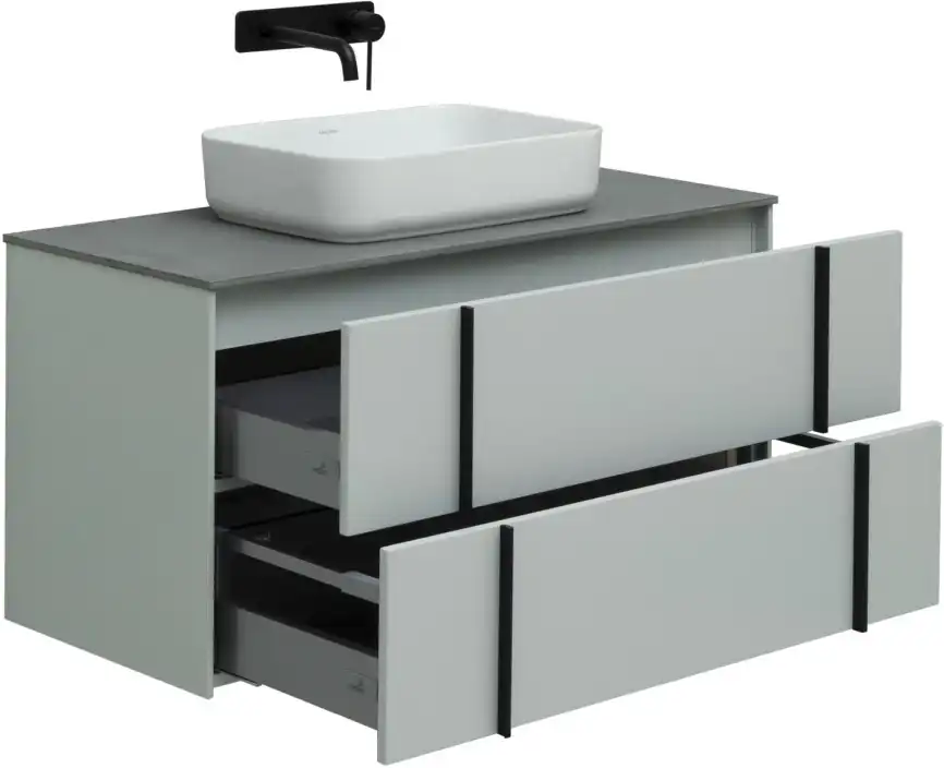 Тумба под раковину Allen Brau Reality 100 1.32007.PWM папирус матовый фото 16