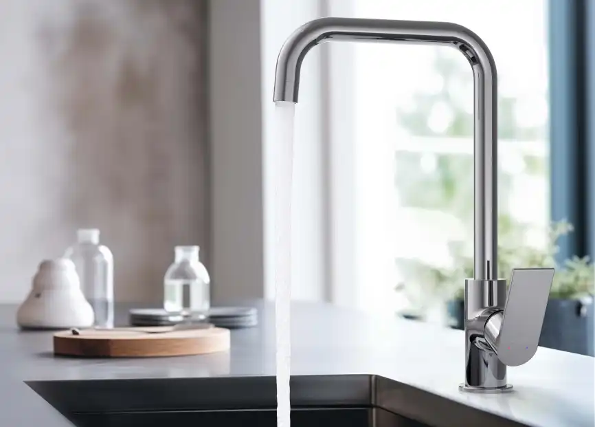 Смеситель для кухни Aquatek Лира AQ1480CR, Хром фото 5