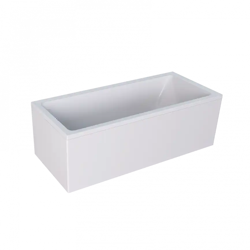 Акриловая ванна Marka One BIANCA 160х75 01бья1675 прямоугольная, Белая фото 4