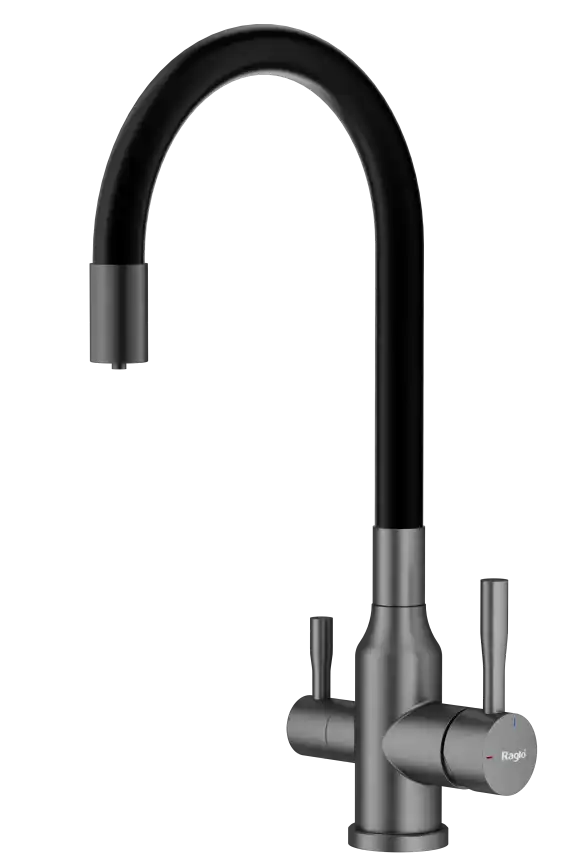 Смеситель для кухни Raglo R81.64.09 с фильтром для воды, Графит матовый фото 1