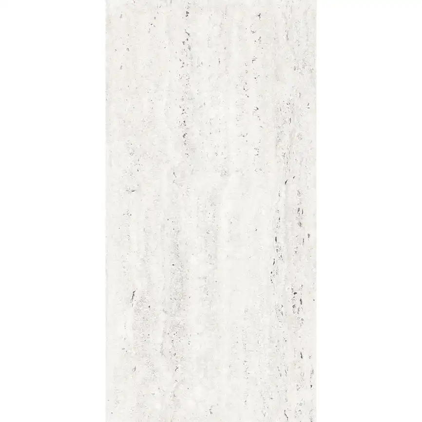 Керамогранит AVS Travertino White 60x120 полированный, серый фото 2
