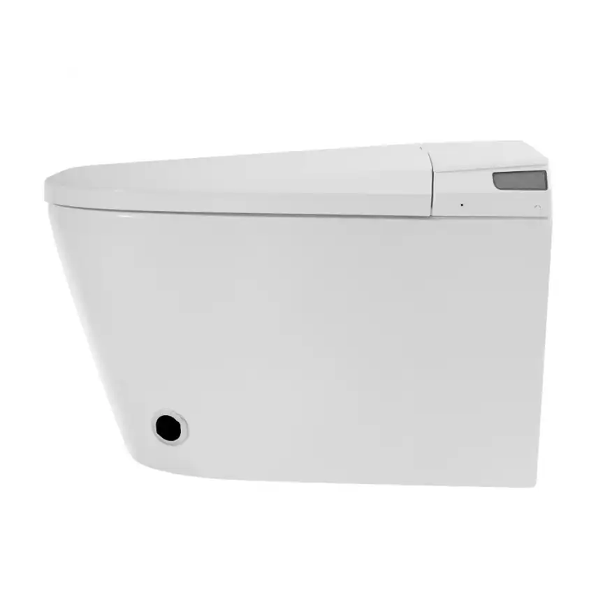 Электронный подвесной унитаз-биде ABBER Bequem AC1119S, белый фото 6