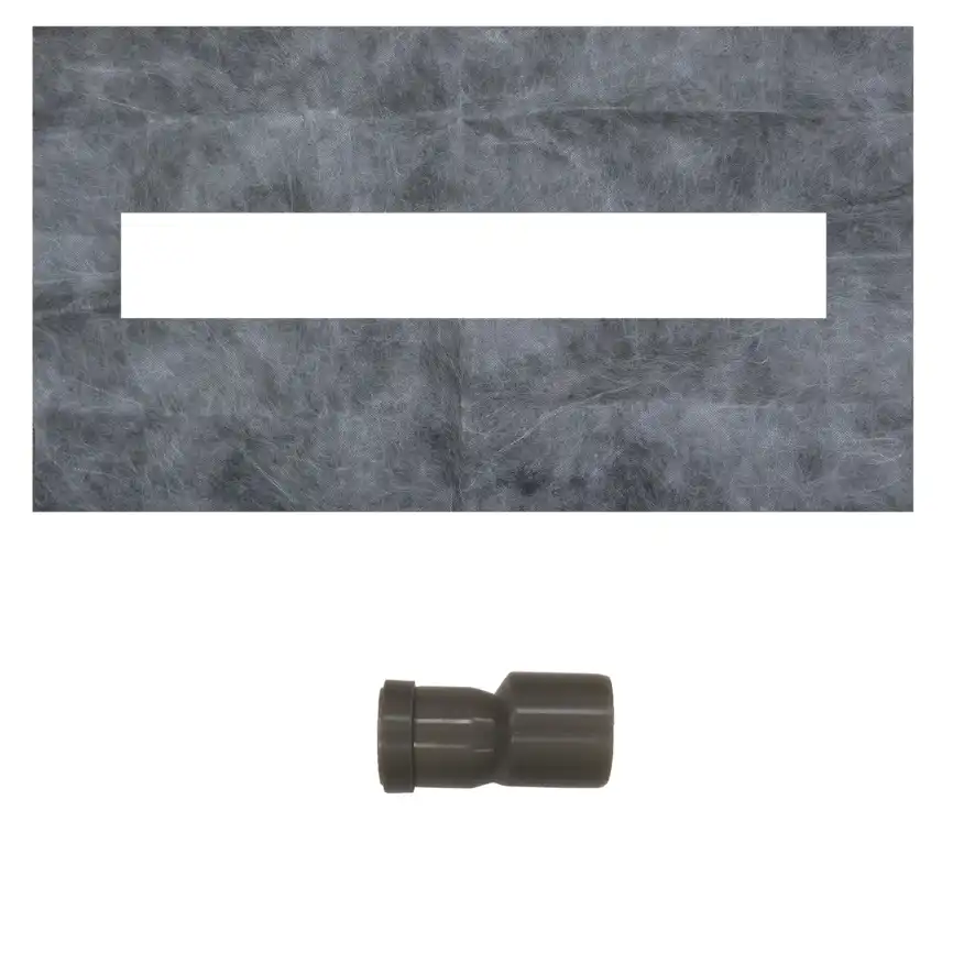 Душевой лоток Azario 80 см AZT13800 с перфорированной решеткой, Хром матовый фото 6