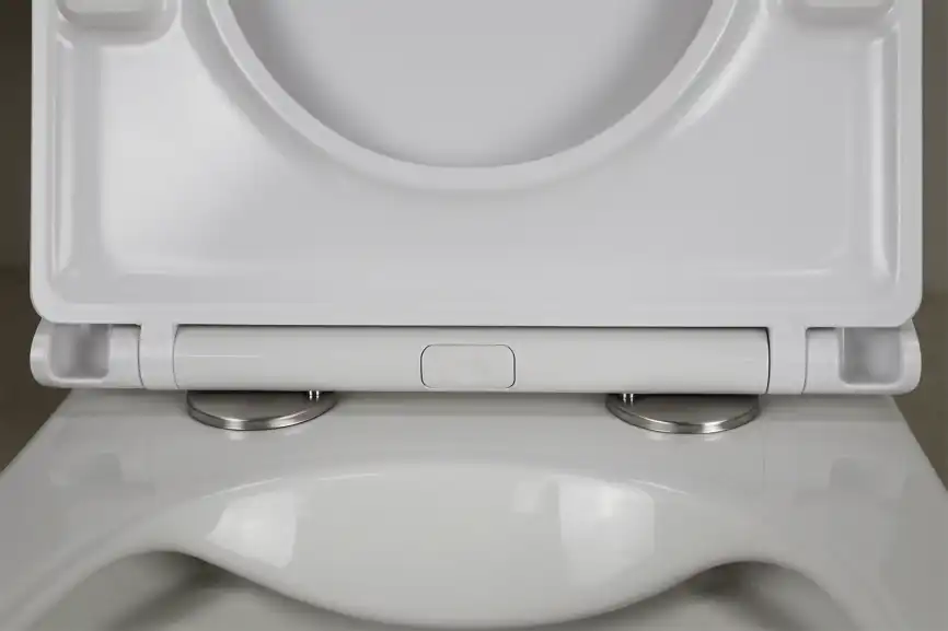 Подвесной унитаз Azario Pro PRO-002 безободковый, с сиденьем микролифт, Белый глянцевый фото 4