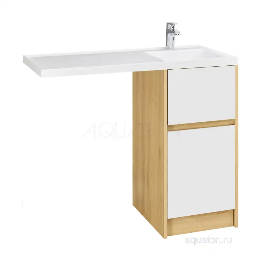 Фасад для тумбы Aquaton Лондри 40 Белый 1A274901LH010 фото 3