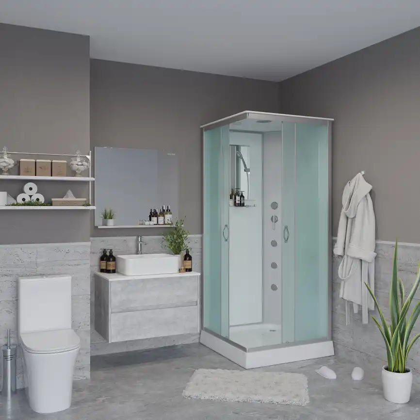 Душевая кабина Niagara Classic 90х90х215 NG-1101-14G низкий поддон, с гидромассажем, 11011423G фото 2