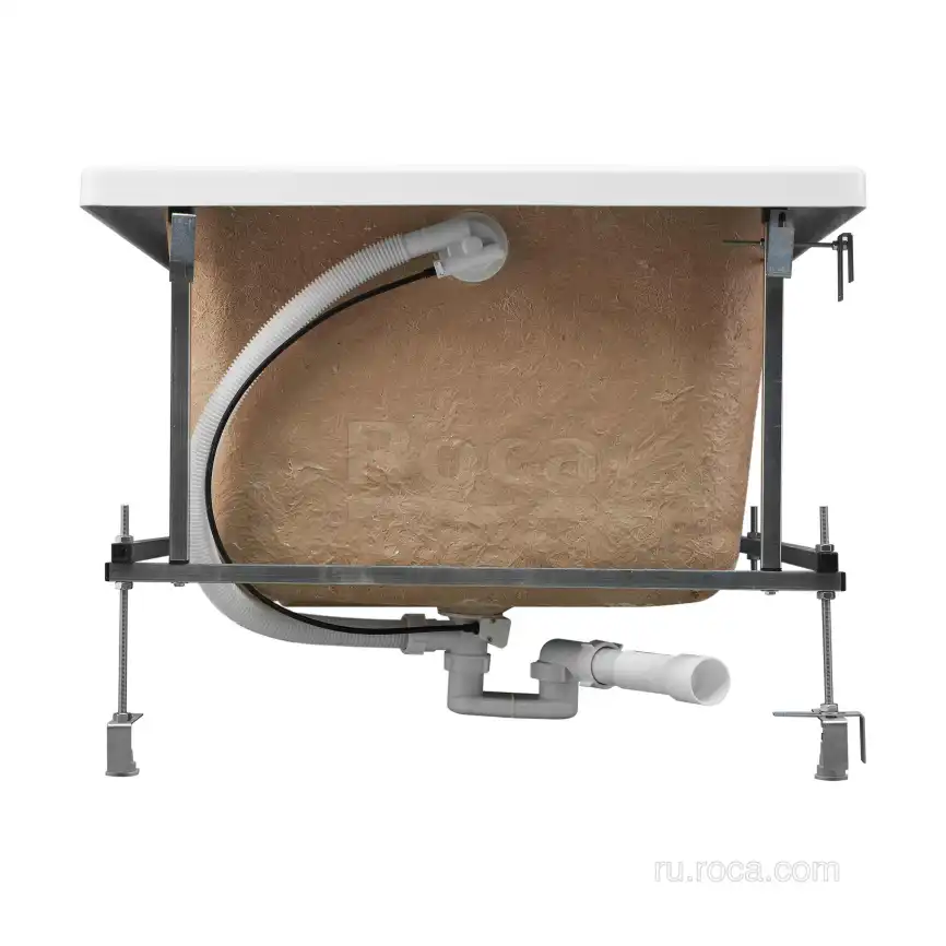 Акриловая ванна Roca EASY 180х80 248618000 прямоугольная, Белая фото 7