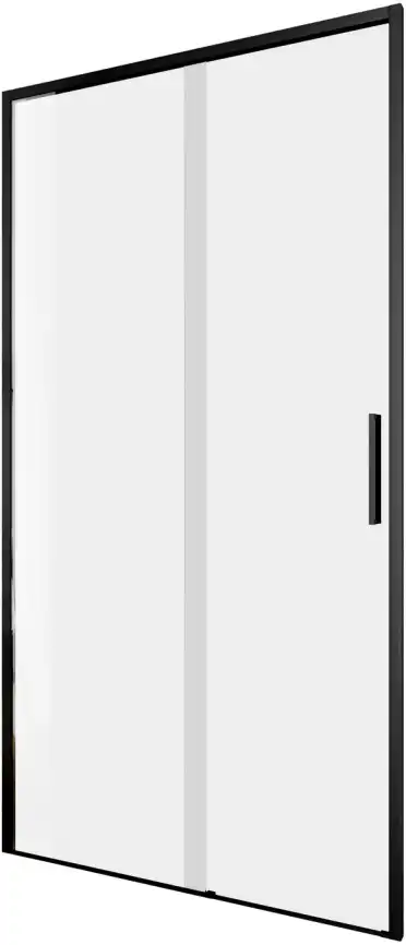 Душевая дверь Aquanet Pleasure Evo 100 AE65-N100-BT профиль черный, прозрачное стекло фото 3