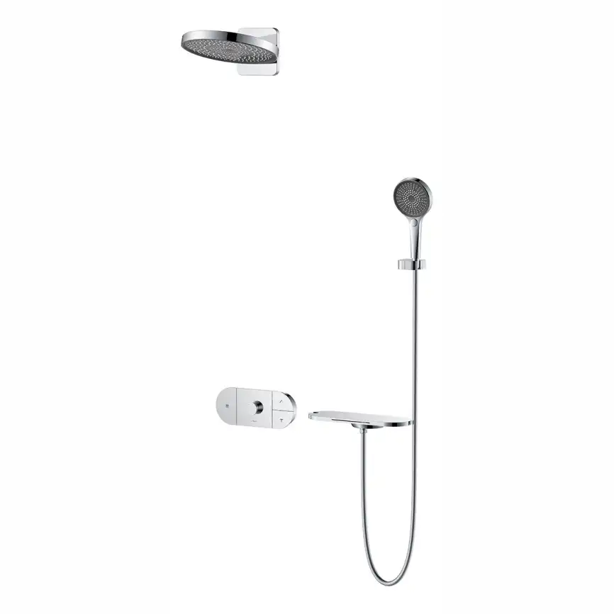 Душевая система  Vincea Futura VSFW-2F12TCH VSFW-2F12TCH  с термостатом, встраиваемая, хром фото 6