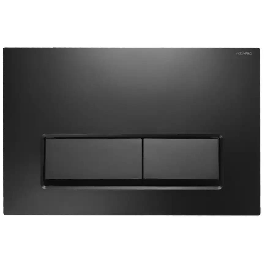 Кнопка смыва AZARIO NEW AZ-015.04 двойная, пластик, черный матовый фото 1