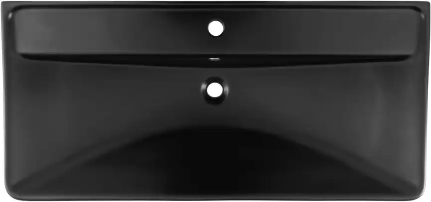 Раковина Aquanet Ирис 100 329251 прямоугольная, Черная матовая фото 4