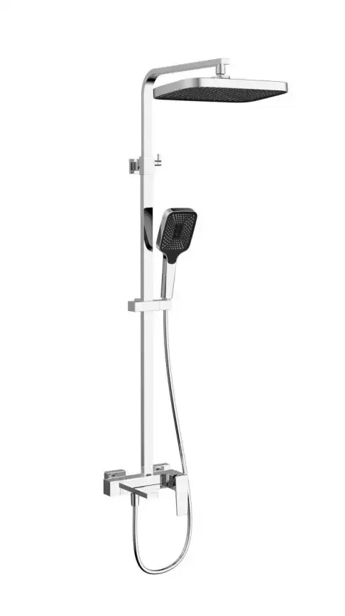 Душевая система  Vincea Cube VSFS-4C12CH VSFS-4C12CH для ванны с изливом, хром фото 2