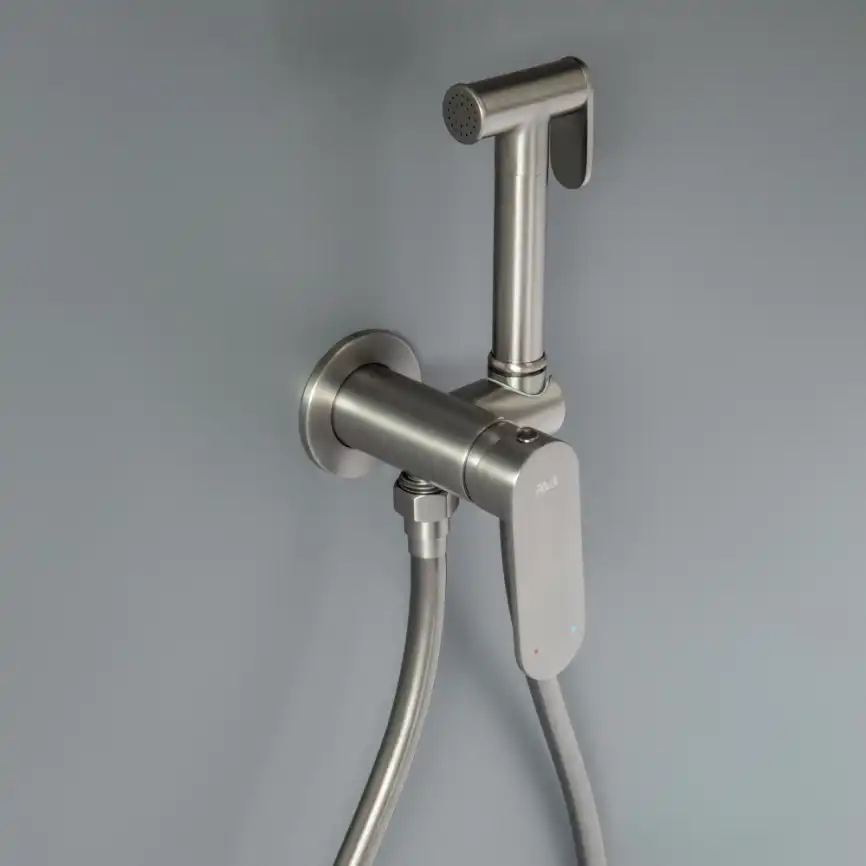 Гигиенический душ со смесителем AVS Beauty оружейная сталь, 811-531-GM фото 1