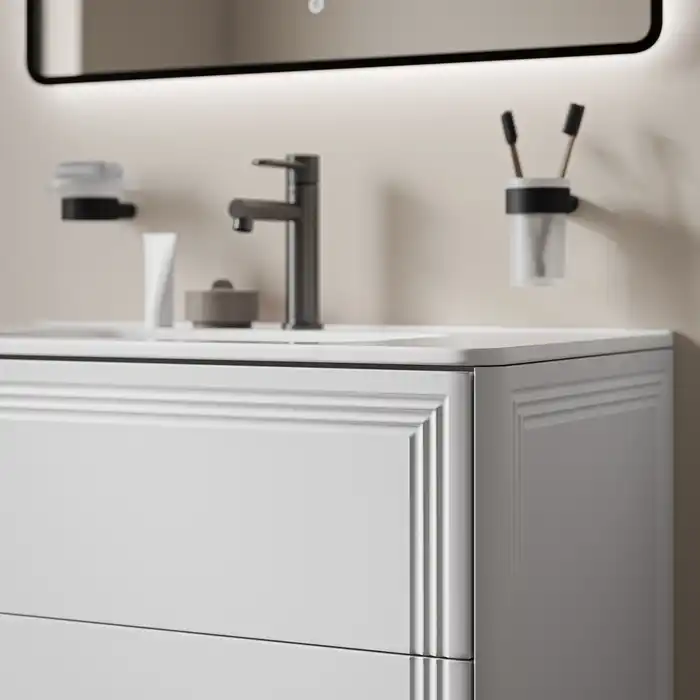 Тумба с раковиной IDDIS Oxford Neo 80, подвесная, Белая, OXN80W0i95K фото 13