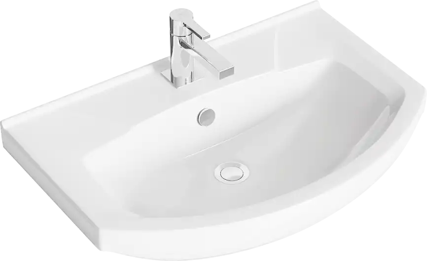 Тумба с раковиной напольная Aqwella Rodos 65 см, ROD01062N, цвет Белый фото 2