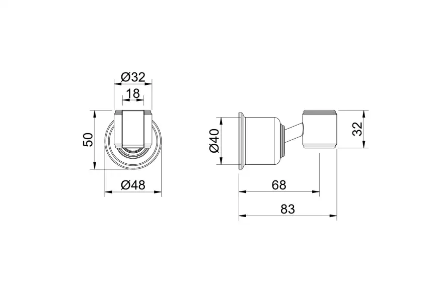 Держатель ручного душа Aquatek КЛАССИК AQ2407MB, Черный матовый фото 2