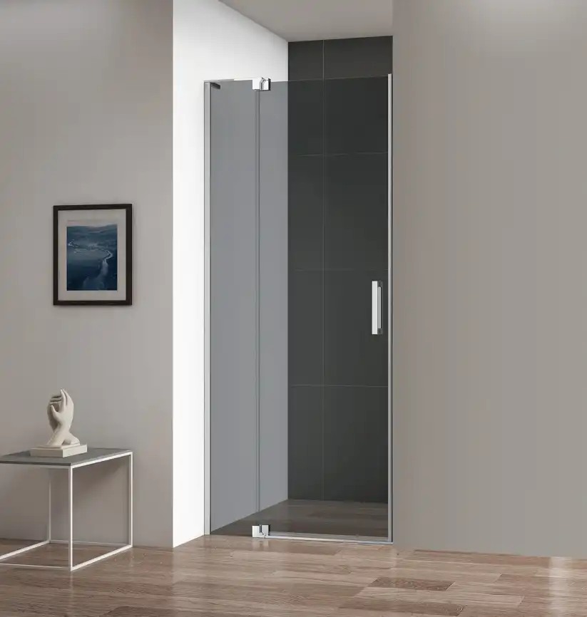 Душевая дверь Cezares SLIDER 90 см, SLIDER-B-1-90/100-GRIGIO-Cr, профиль Хром, стекло Тонированное фото 1