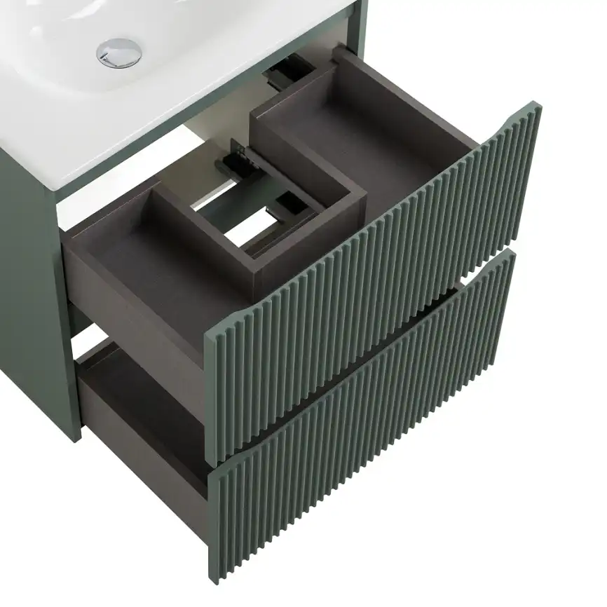 Тумба под раковину BelBagno UNO-700-2C-SO-VO подвесная, Еловый Матовый фото 7