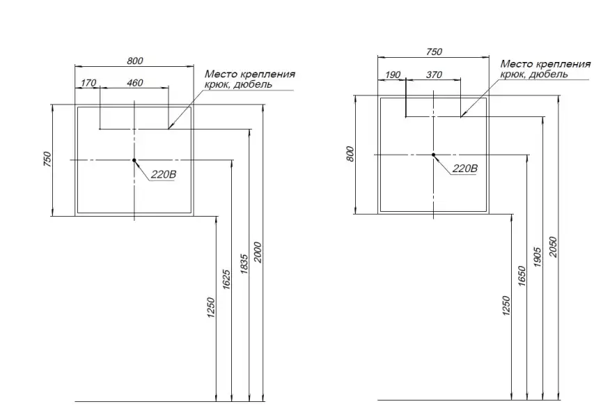 Зеркало Aquanet Оптима 80х75 288965 с подсветкой, сенсорный выключатель с функцией диммера, с подогревом, с цифровым термометром и часами Белый фото 3