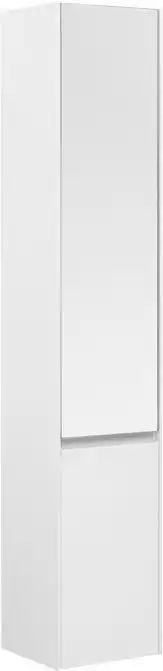 Шкаф-пенал для ванной Aquanet Гласс 35 белый 196962 фото 1