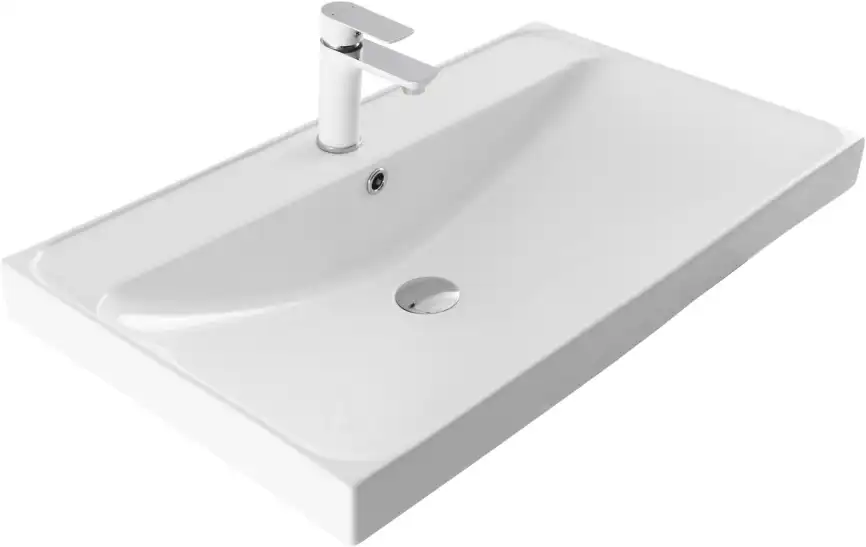 Раковина Aquanet Flash 80, белая, 333268 фото 1