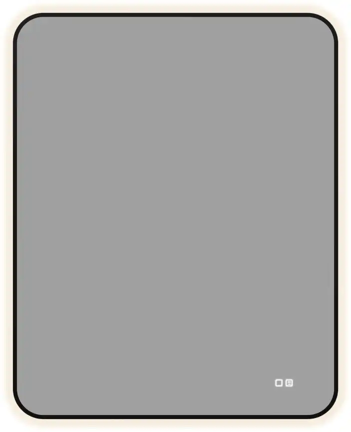 Зеркало Aquanet Контур 1000х800 LED TX с подогревом, черный, 367663 фото 1