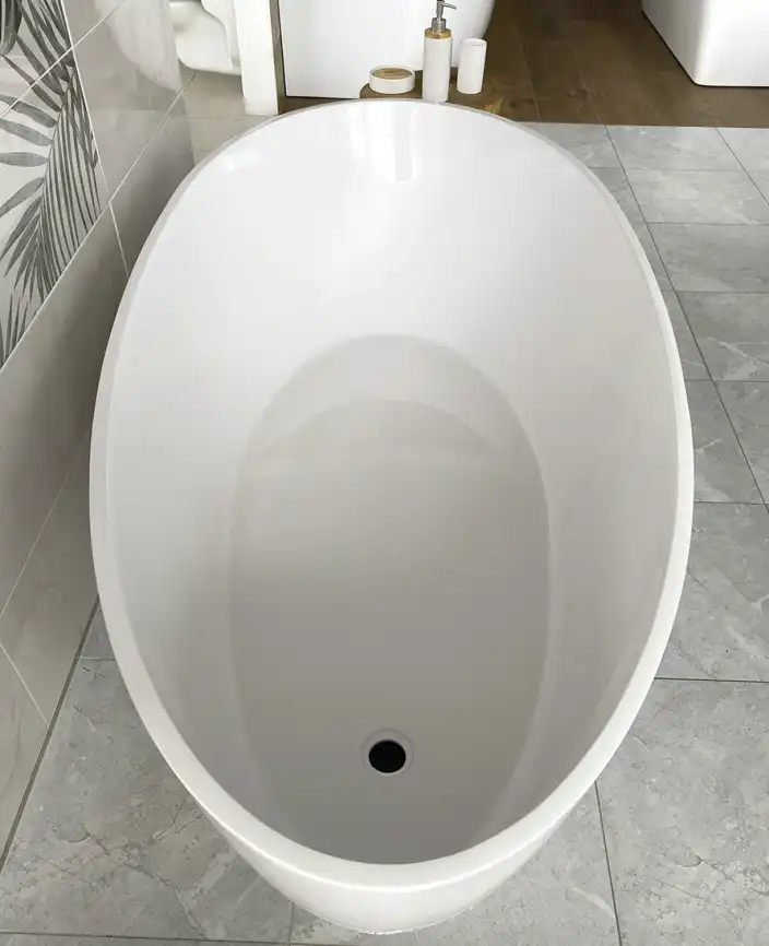 Ванна из литьевого мрамора  Aqua de Marco CALIPSO 168х80 Белая 1168WCAL фото 13