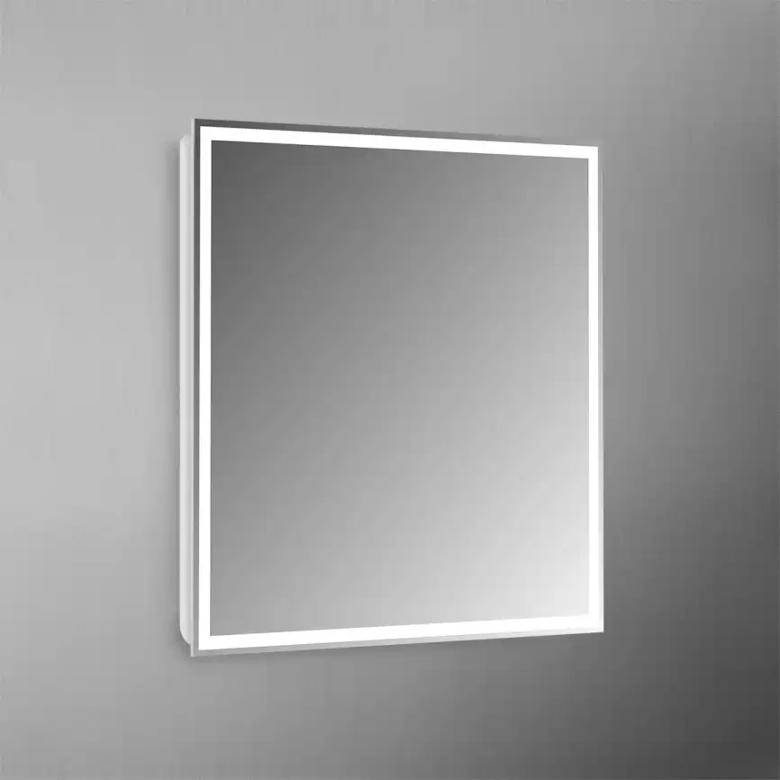 Зеркало BelBagno SPC-GRT 80х80 SPC-GRT-800-800-LED-BTN с подстветкой, кнопочный выключатель фото 3