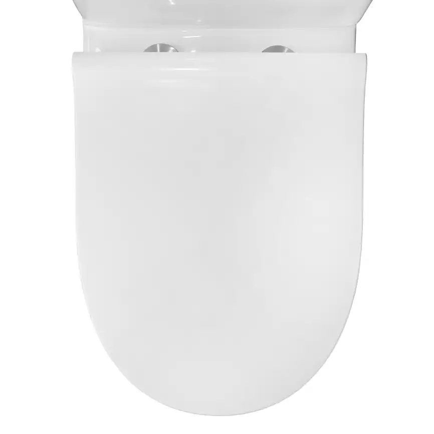 Унитаз-компакт Azario Mist AZ-45  напольный, безободковый, с бачком и сидением микролифт, цвет белый фото 7