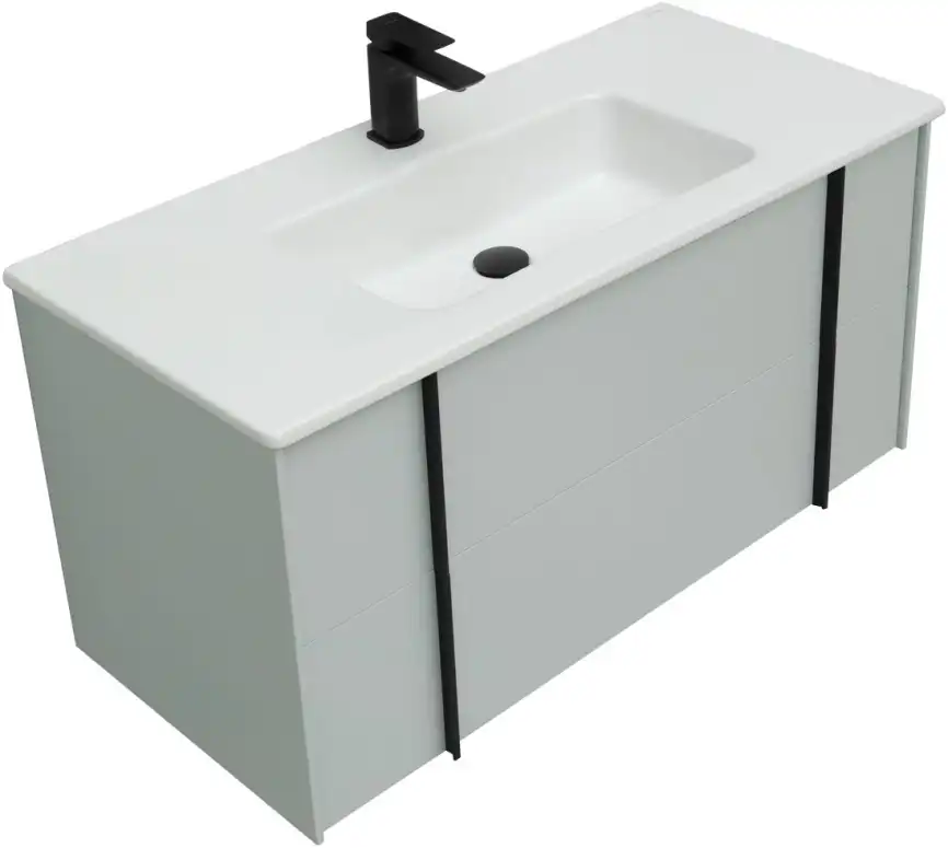 Тумба под раковину Allen Brau Reality 100 1.32007.PWM папирус матовый фото 4