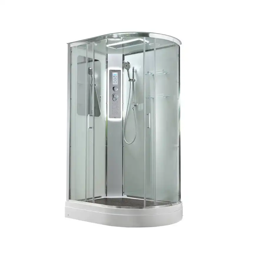 Душевая кабина AvaCan A2812LLED 120x80 см, низкий поддон, с крышей, левая фото 1
