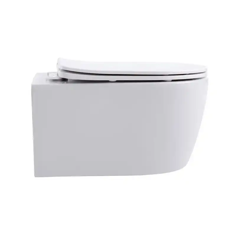 Подвесной унитаз Aquatek Европа AQ1106-00 безободковый, с сиденьем микролифт, Белый фото 5