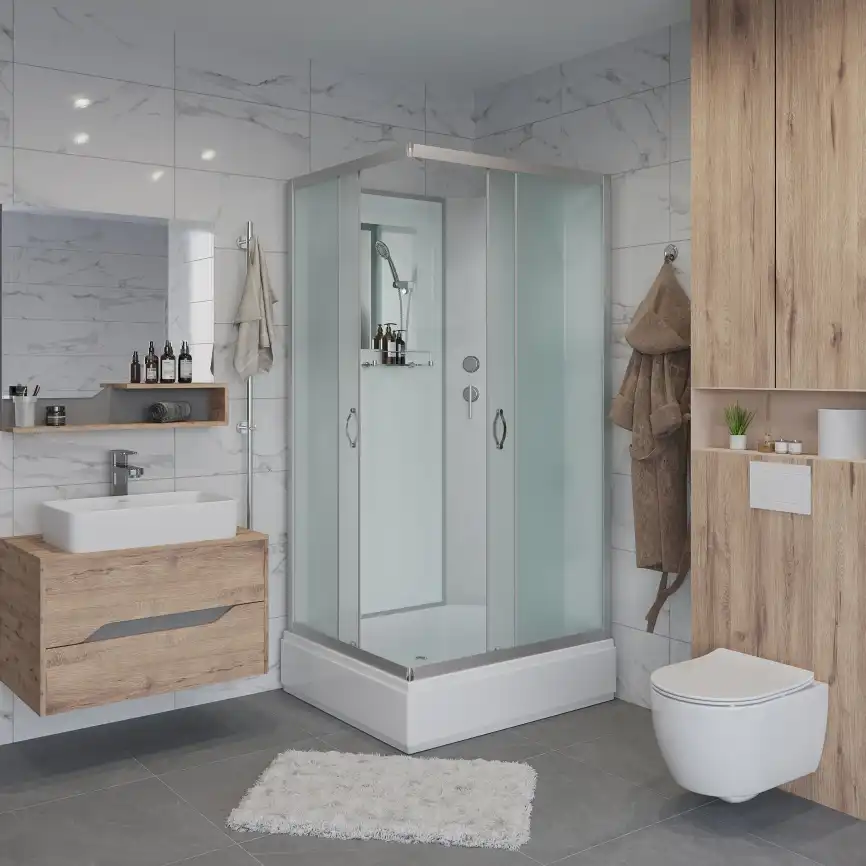 Душевая кабина Niagara Classic 90х80х200 NG-33984-14QBK средний поддон, без гидромассажа, 339844QBK фото 1