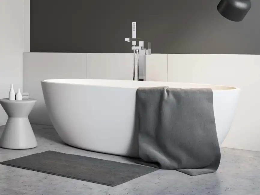 Напольный смеситель для ванны Aquatek Либра AQ1645CR, однорычажный, с внутренней частью, Хром фото 6