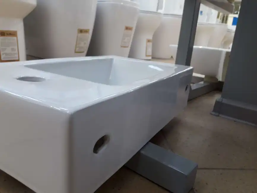 Рукомойник AVS Грета 42х26 белый фото 5