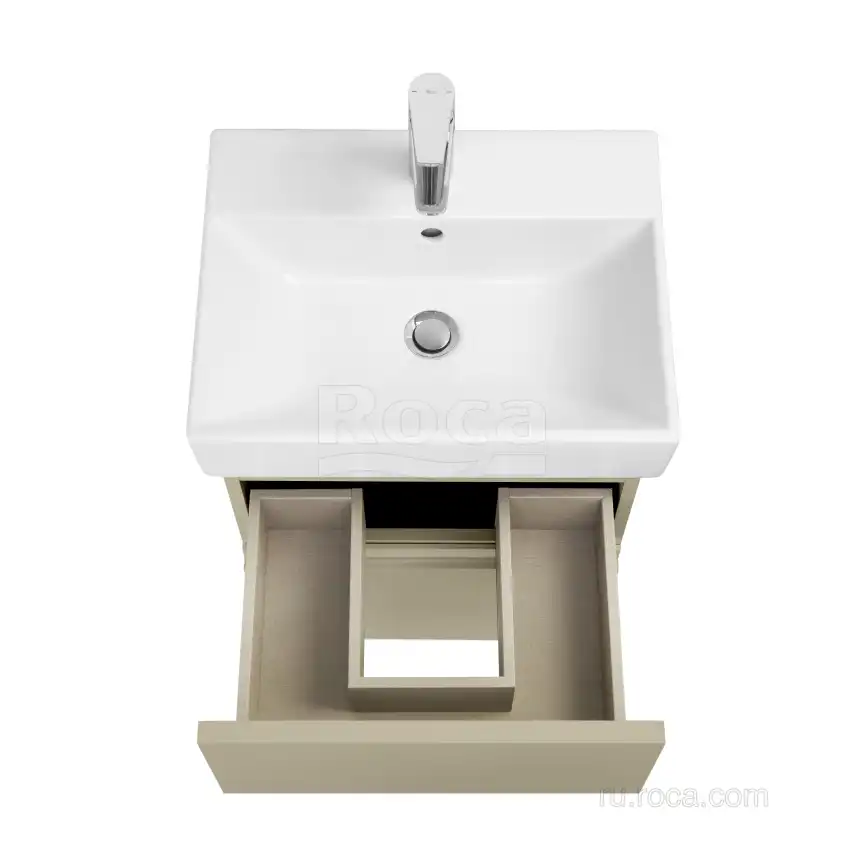Тумбы под раковину Roca Oleta 50 A857638515 подвесная, цвет, Капучино фото 4