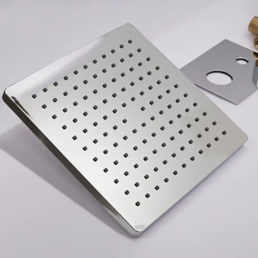 Встраиваемая душевая система AVS CUBE 811-241-CR с изливом, хром фото 3