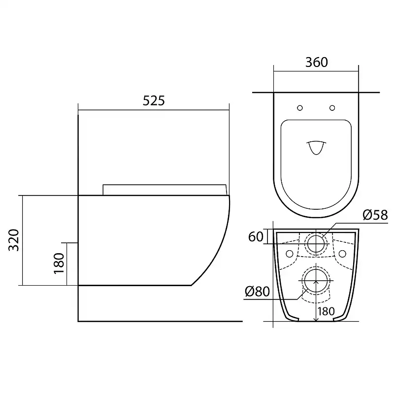 Комплект унитаза с инсталляцией Aquatek Set Aquatek Европа cm с сиденьем Микролифт фото 4