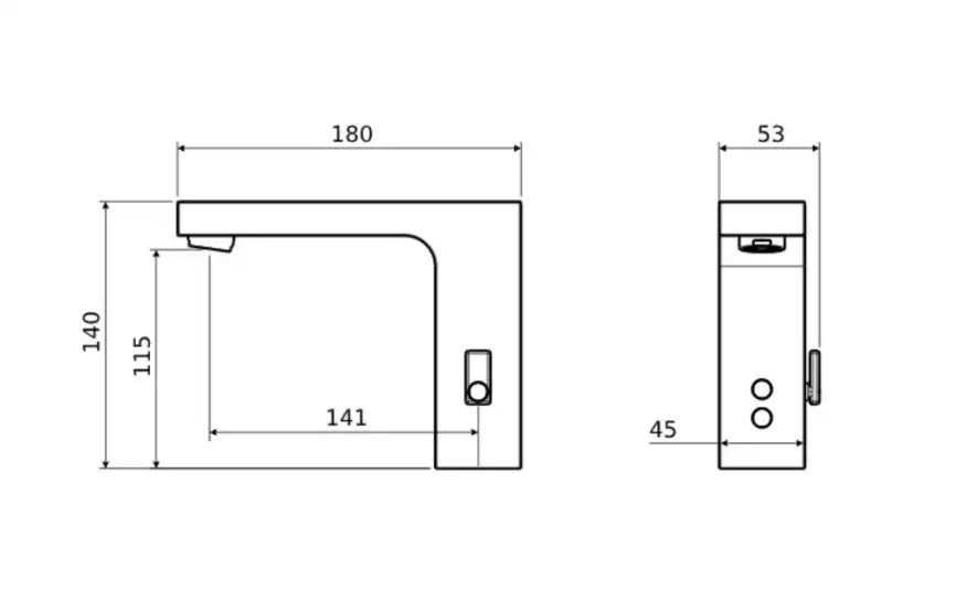 Смеситель для раковины Aquatek Либра AQ5610CR, Хром фото 2