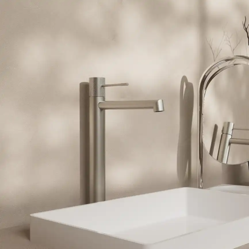 Смеситель для раковины Vincea Desire VBF-1D2BN однорычажный, брашированный никель фото 1