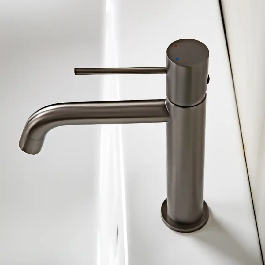 Смесители для раковины AVS Slimmer 811-100-GM, оружейная сталь фото 8