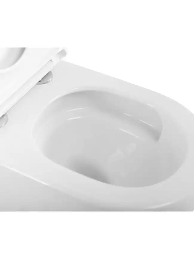 Унитаз подвесной BelBagno COMPATTO BB003CH-TOR/SC безободковый с сиденьем и смывом TORNADO фото 9