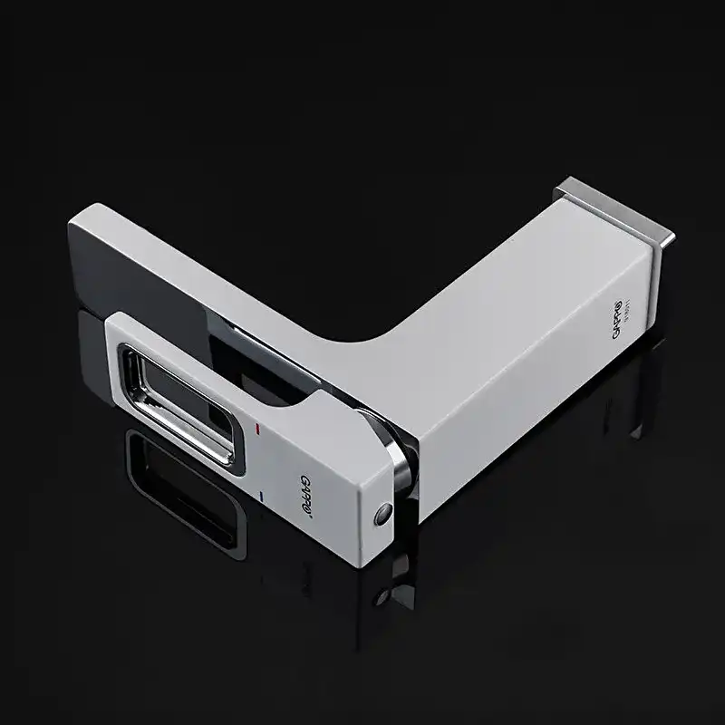 Смеситель для раковины Gappo G1017-8, Белый / Хром фото 2