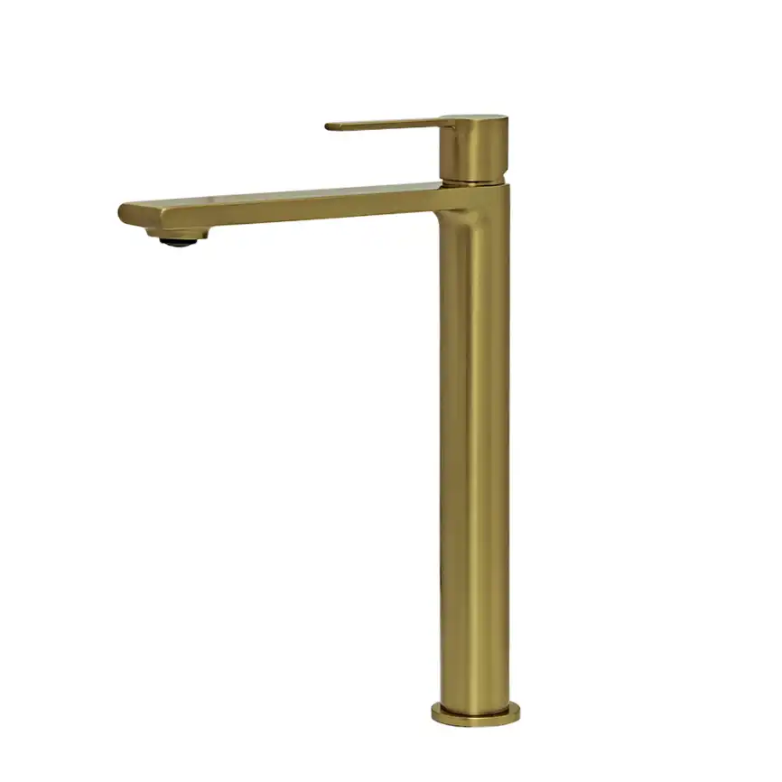 Смесители для раковины AVS Elegant 811-401-BG высокий, брашированное золото фото 5